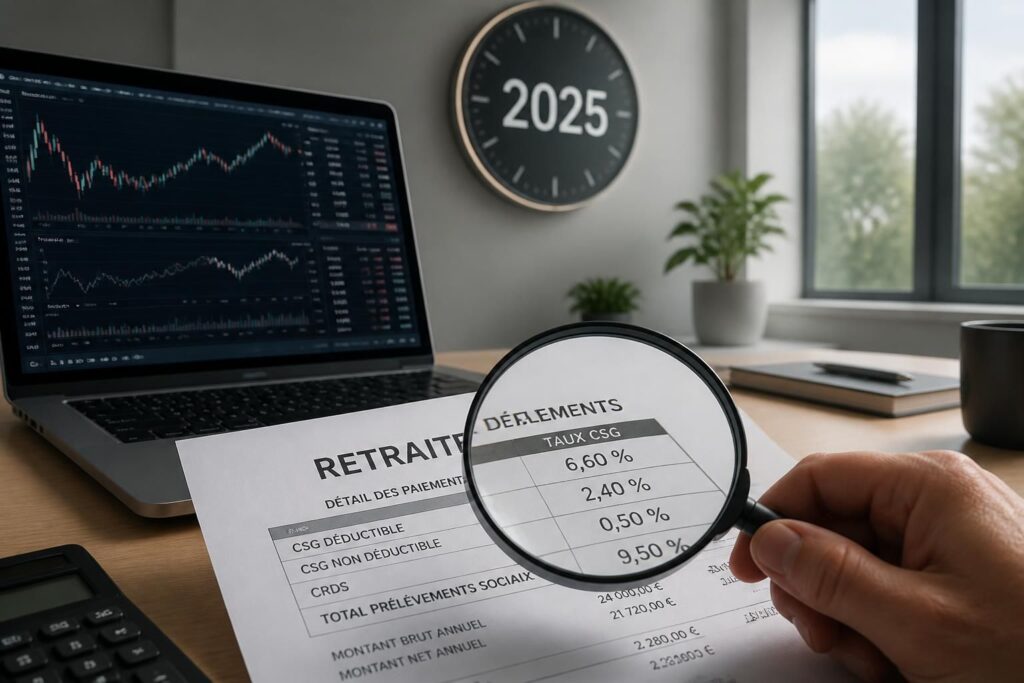 découvrez comment calculer votre taux de csg sur votre retraite en 2025 et les années suivantes, et comprenez son impact sur vos revenus de retraite.