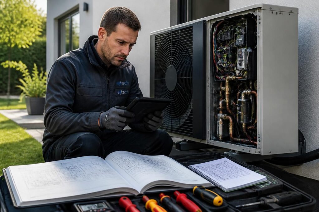 découvrez tout sur ajtech pompe à chaleur : service après-vente, notices d'utilisation et codes erreur essentiels pour un entretien efficace et une réparation rapide.