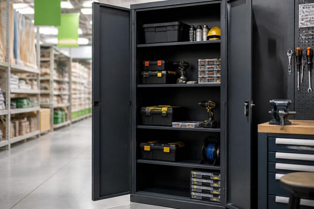 découvrez où acheter une armoire métallique pour atelier chez leroy merlin, castorama et bricodépôt. comparez les offres et trouvez le rangement idéal pour votre espace de travail.