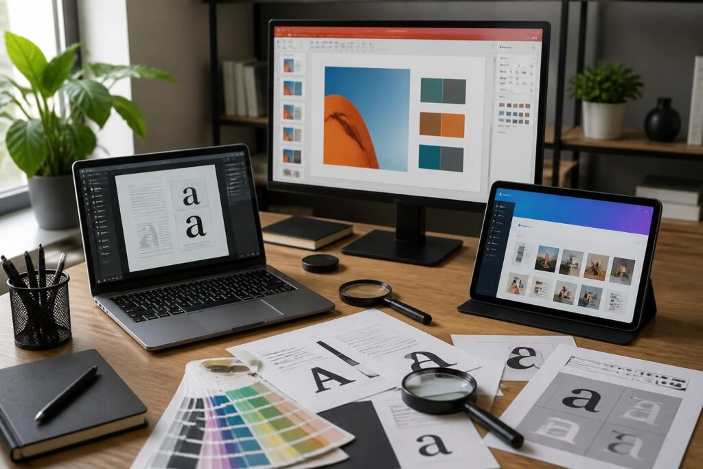 découvrez des astuces efficaces pour retrouver et identifier facilement les polices d’écriture utilisées dans vos documents pdf, présentations powerpoint et créations canva.