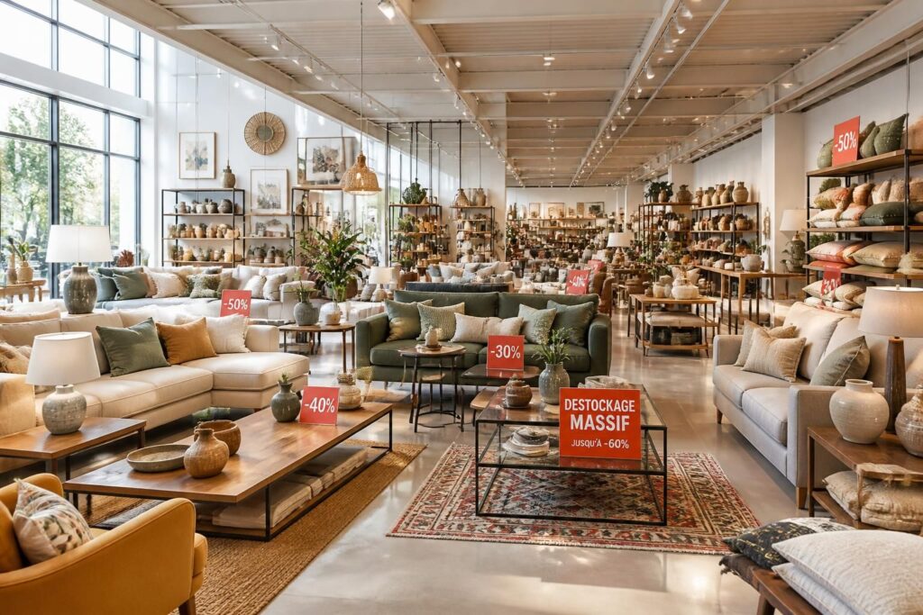 profitez du destockage maison avec de bonnes affaires chez maison du monde et d'autres enseignes. mobilier, décoration et accessoires à prix réduits pour tous les styles.